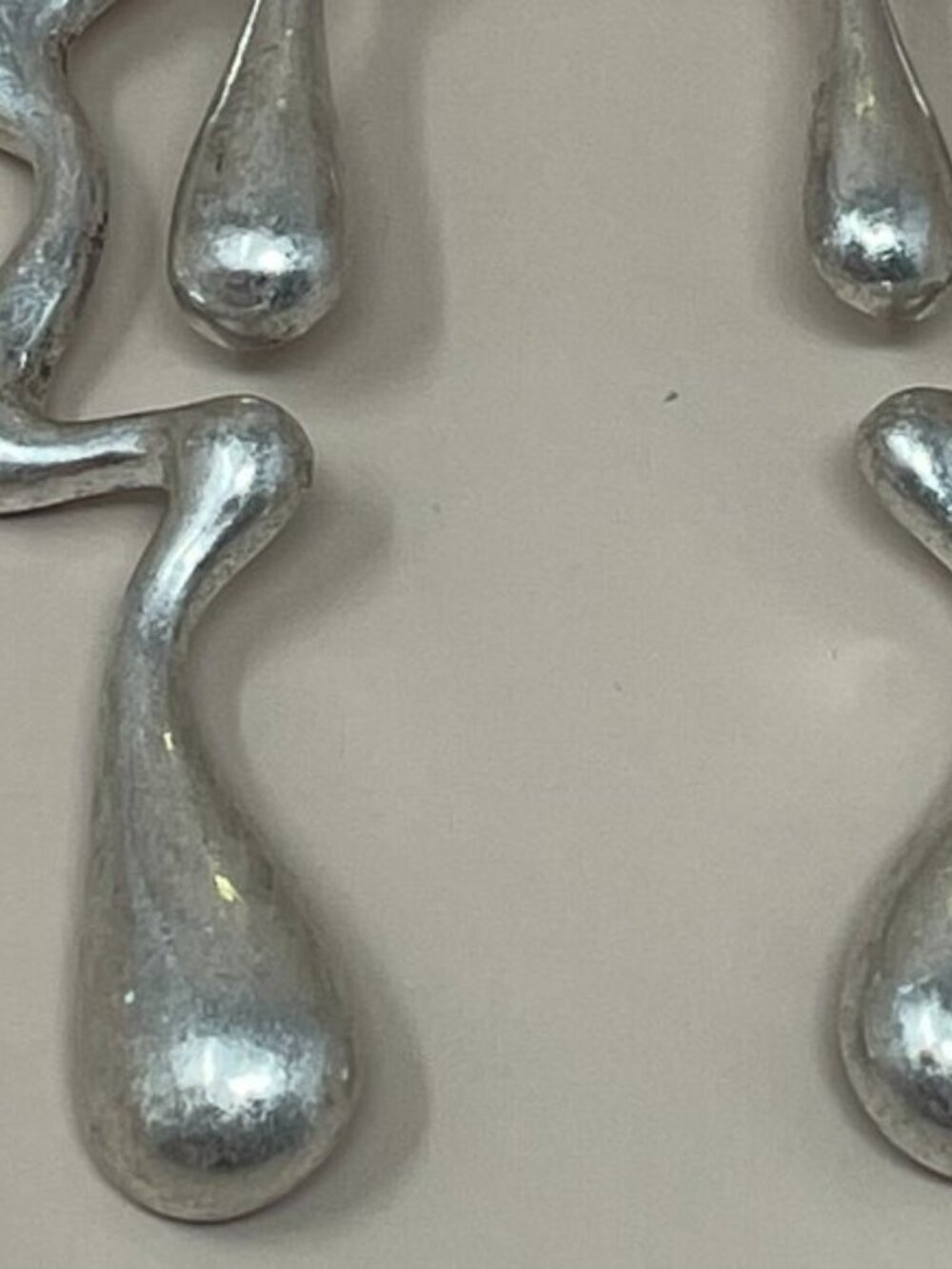8 Other Reasons | Nat & Liv Burnished Silver Drop Earrings - Picture 2 of 4